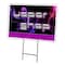 Signmission Vapor Shop Yard Sign & Stake outdoor plastic coroplast window, C-2436 Vapor Shop C-2436 Vapor Shop - alternate 1